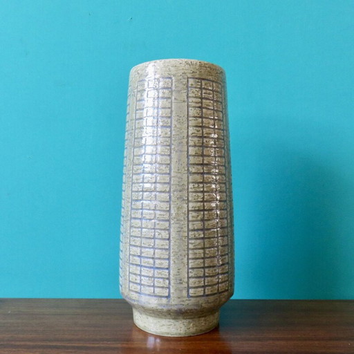 Vintage stoneware vase, Denmark 1965
