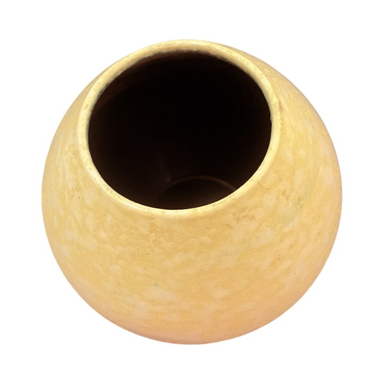 Image 1 of Yellow Ceramic Gramann Keramik Vase, Germany, 1970S