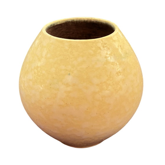 Image 1 of Yellow Ceramic Gramann Keramik Vase, Germany, 1970S
