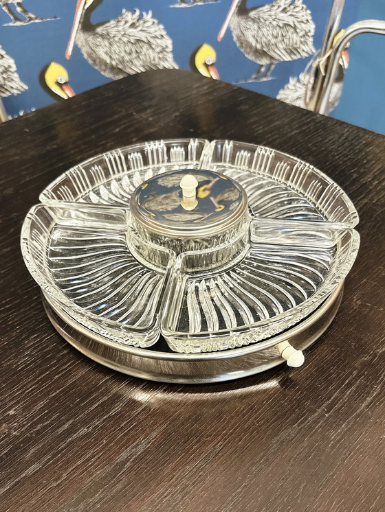 Image 1 of Serving Bowl On Turntable