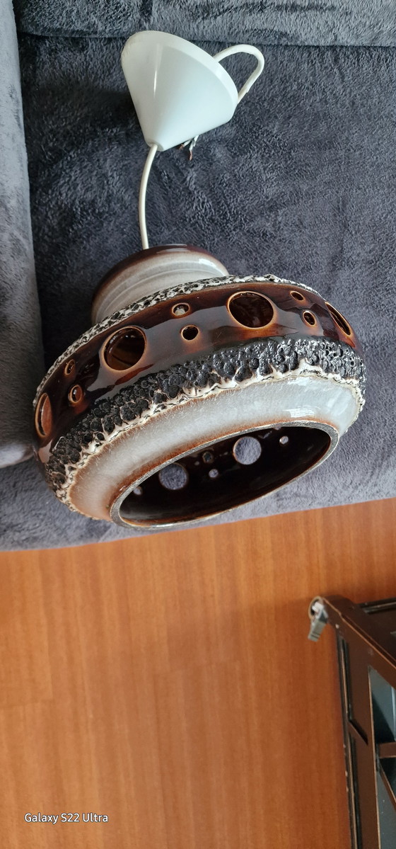 Image 1 of Larger Retro Fat Lava Boho Herda ceiling lamp