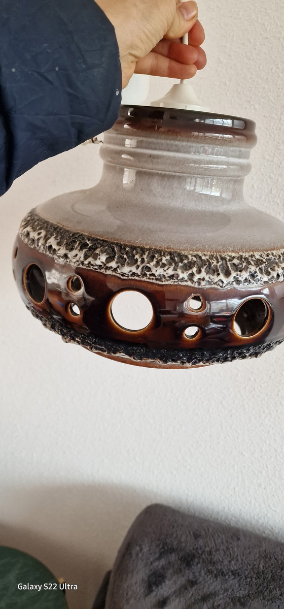 Image 1 of Larger Retro Fat Lava Boho Herda ceiling lamp