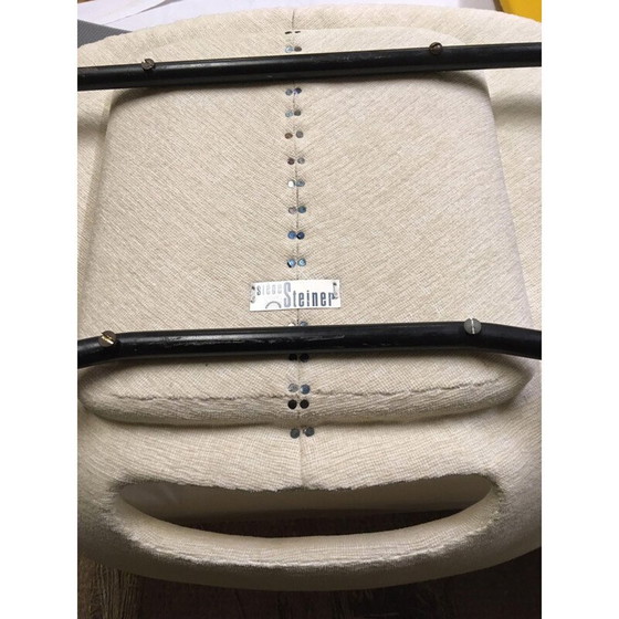 Image 1 of Coppia di poltrone da ponte vintage modello Tonneau di Pierre Guariche - Edizione Steiner - 1954