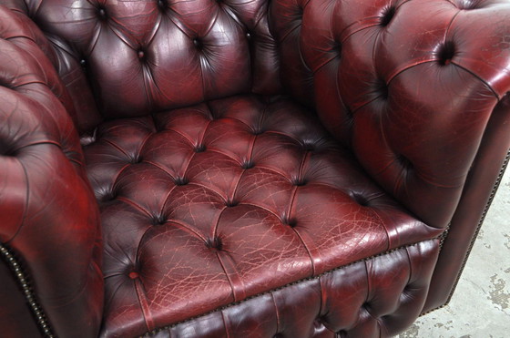 Image 1 of Fauteuil Chesterfield vintage