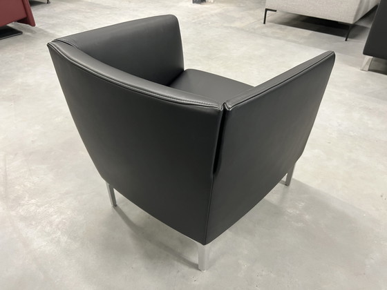 Image 1 of Rolf Benz 392 Armchair black leather 