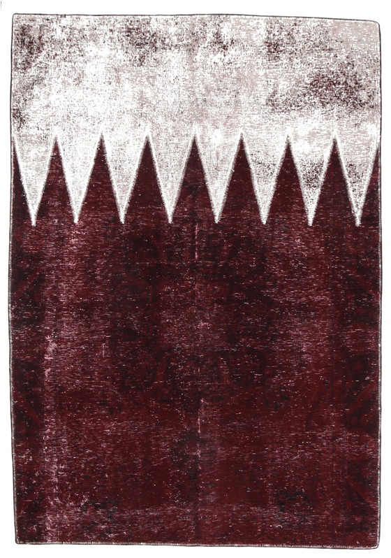 Image 1 of House of Rugs - vintage Zig Zag design