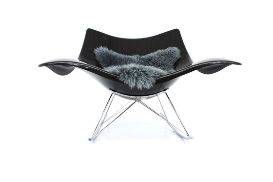 Image 1 of "Stingray" Lounge / Rocking Chair by Thomas Petersen for Fredericia Denmark, Red dot Award