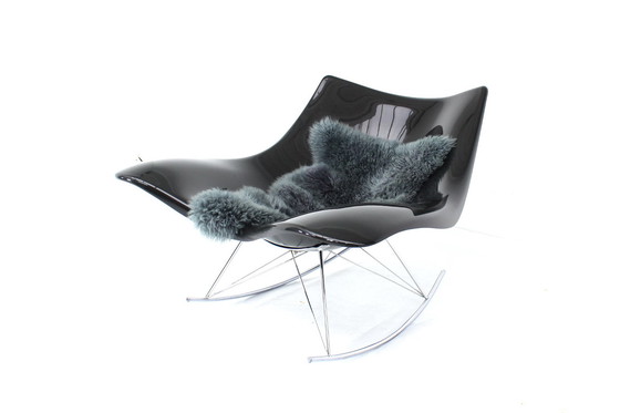 Image 1 of "Stingray" Lounge / Rocking Chair by Thomas Petersen for Fredericia Denmark, Red dot Award