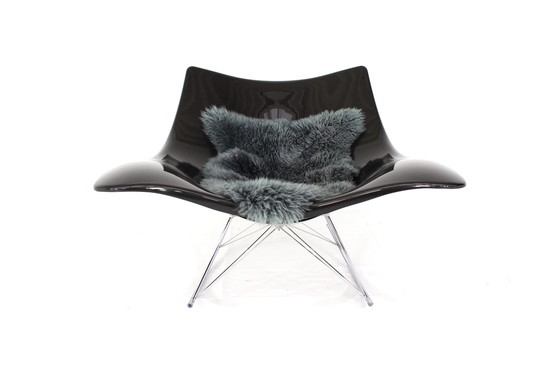 Image 1 of "Stingray" Lounge / Rocking Chair by Thomas Petersen for Fredericia Denmark, Red dot Award