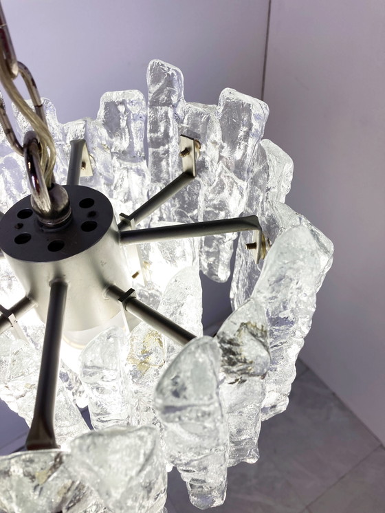 Image 1 of Suspension en cristal de glace par Kalmar, 1960s