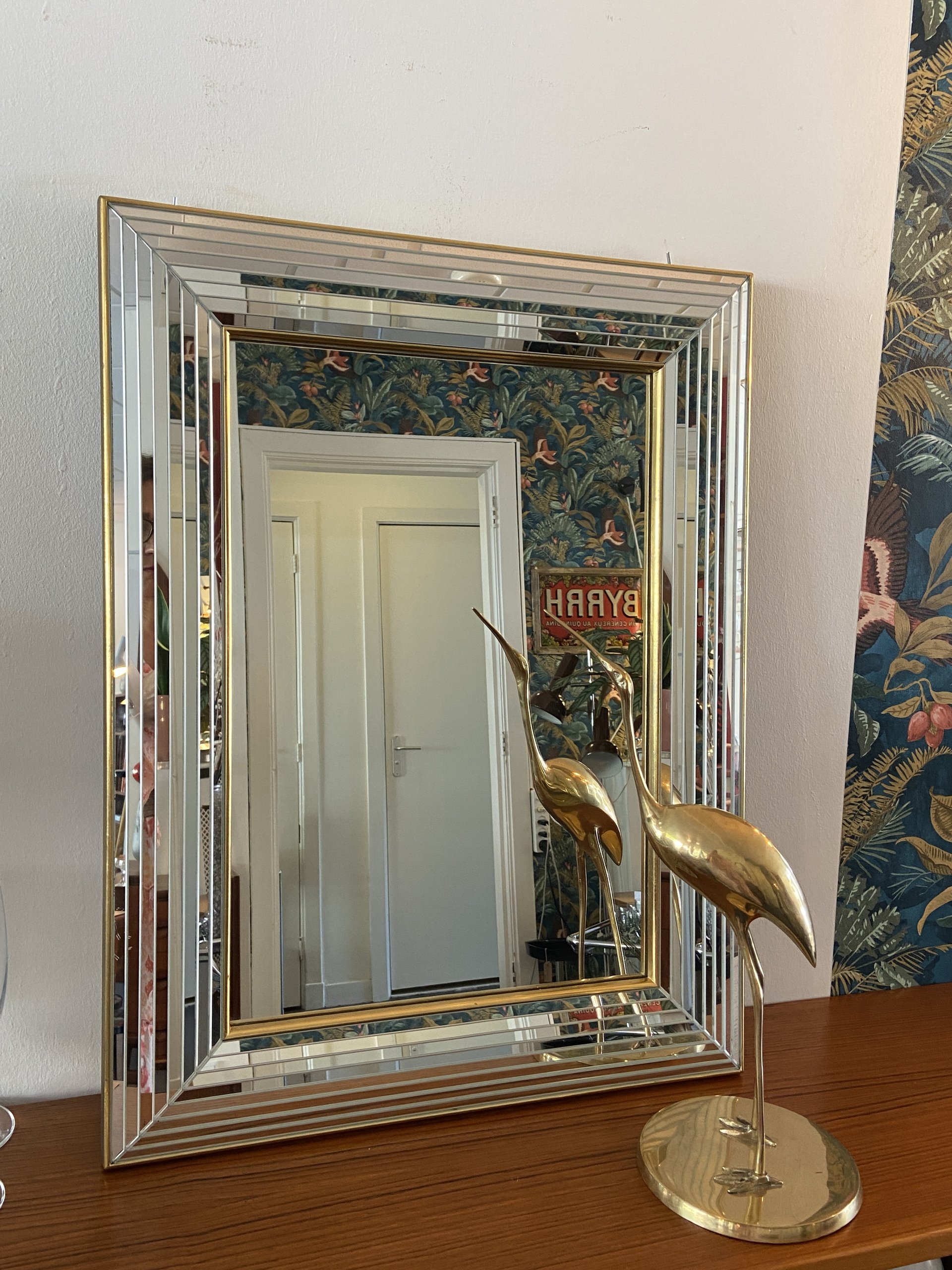 Mid Century Hollywood Regency Mirror – Cherished Possessions