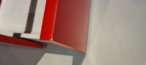 Image 1 of Marike, nice red cupboard with two drawers,