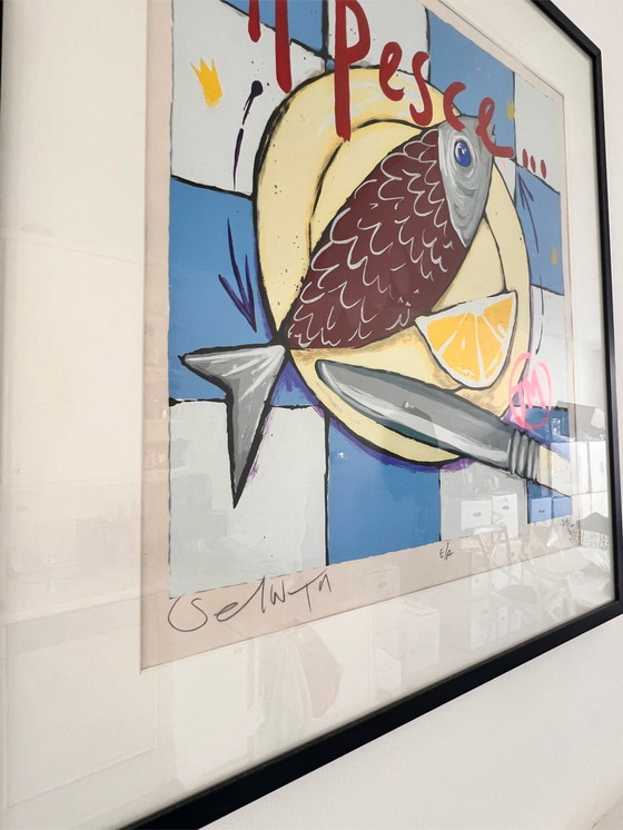 Image 1 of Selwyn Senatori silkscreen framed