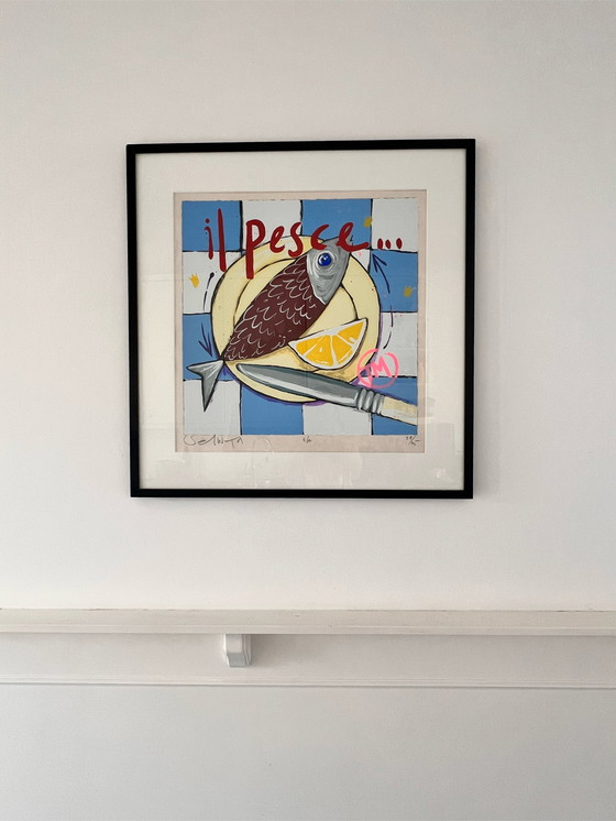 Image 1 of Selwyn Senatori silkscreen framed