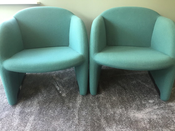 Image 1 of 2x Artifort Ben armchairs