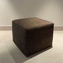 Fauteuil classique Natuzzi avec pouf assorti + 2 coussins