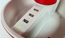 Vivida - JOYO LIGHTCOLORS RED - TABLE LAMP WITH USB CHARGING STATION - 2000