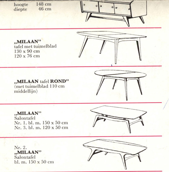 Image 1 of Louis van Teeffelen Webe dining table Milan