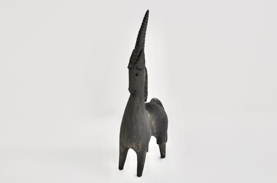 Image 1 of Unicorn ceramic by Dominique Pouchain