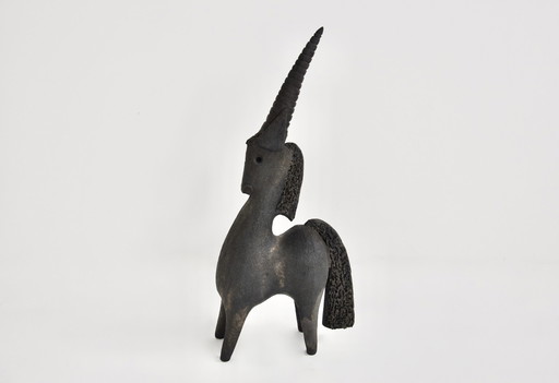 Unicorn ceramic by Dominique Pouchain