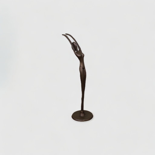 Vintage bronze statuette ballerina 4/6