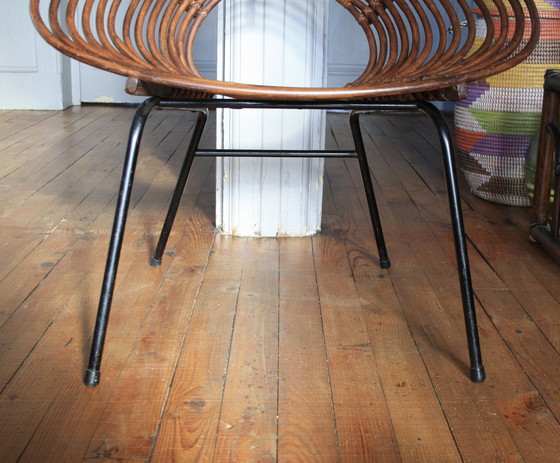 Image 1 of Rohé Noordwoolde rattan & bamboo armchair/chair