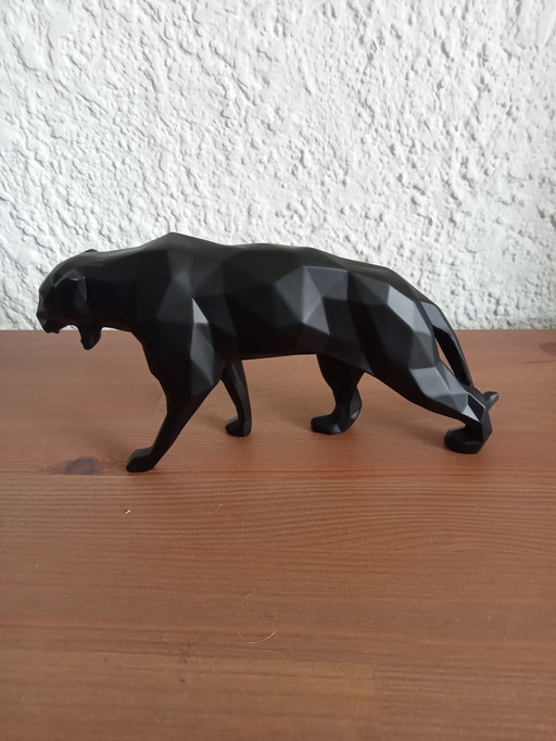 Richard Orlinski Panther Matte Black