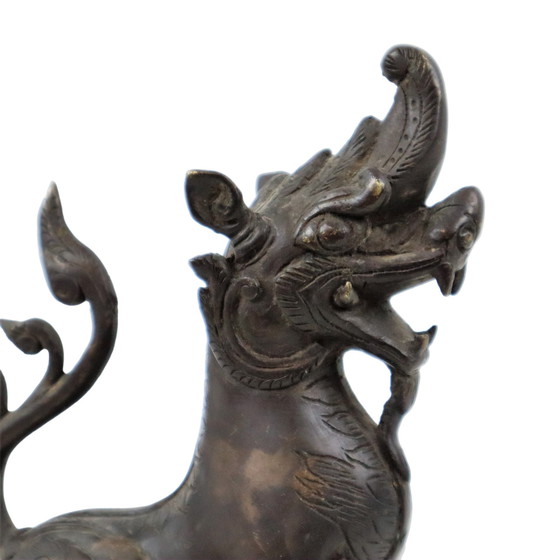 Image 1 of Bronze Foo Dog Statue