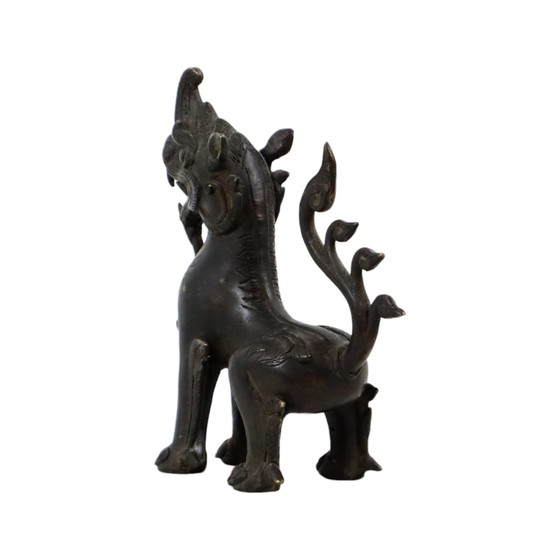 Image 1 of Bronze Foo Dog Statue