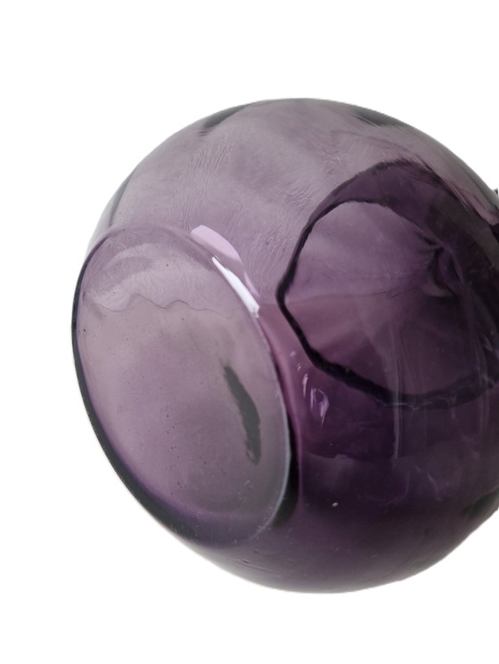 Image 1 of Large Purple Vintage Vase - 38.5 cm