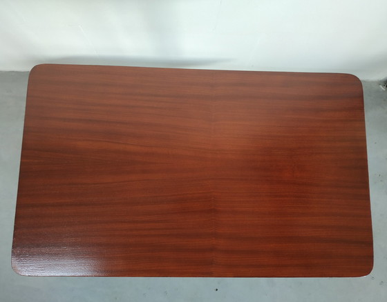 Image 1 of Carrello portavasi in legno vintage con ruote