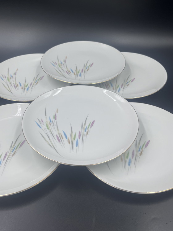 Image 1 of Set Of 6 Bareuther Dessert Plates