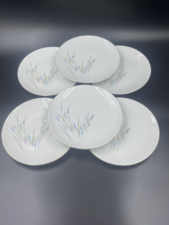 Image 1 of Set Of 6 Bareuther Dessert Plates