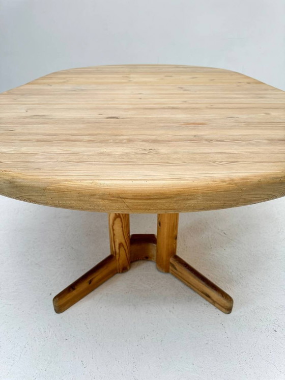 Image 1 of Extendable pine dining table By Rainer Daumiller, Design + Handwerk