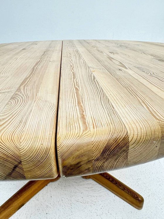 Image 1 of Extendable pine dining table By Rainer Daumiller, Design + Handwerk