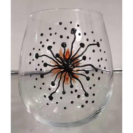 Image 1 of Set di 6 bicchieri da acqua in vetro trasparente vintage