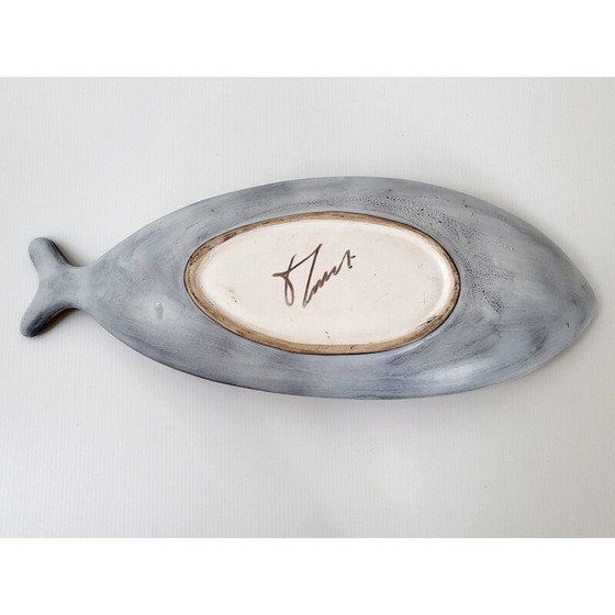 Image 1 of Vintage red dish, 1950