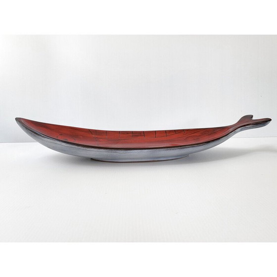 Image 1 of Vintage red dish, 1950