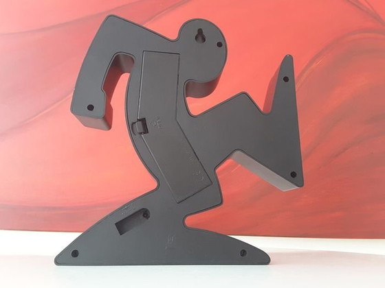 Image 1 of Keith Haring La Linea Lamp Osvaldo Cavandoli Black