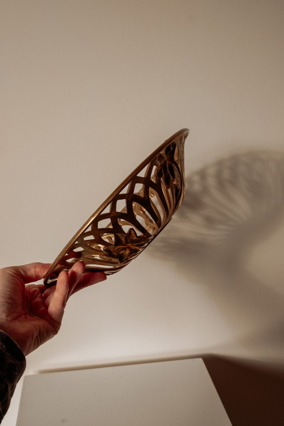 Image 1 of Fruttiera Art Déco vintage in rame 