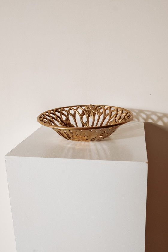 Image 1 of Fruttiera Art Déco vintage in rame 