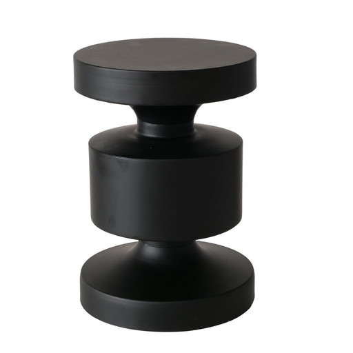 Modern Black Design Side Table Of Metal