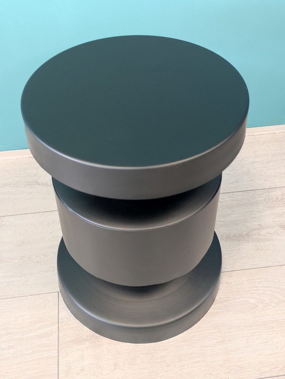 Image 1 of Modern Black Design Side Table Of Metal