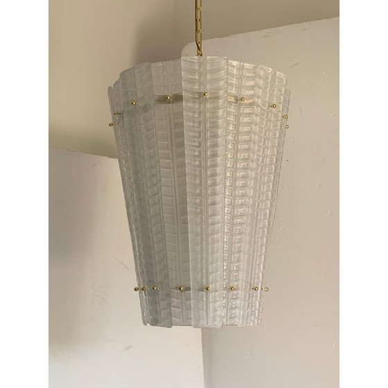 Image 1 of Murano Glass Sputnik Chandelier Lantern, Mazzega Style