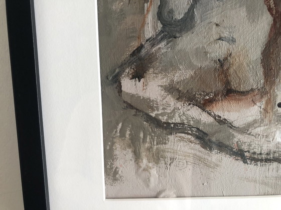 Image 1 of Rob Jacobs - Modelo desnuda con sombrero