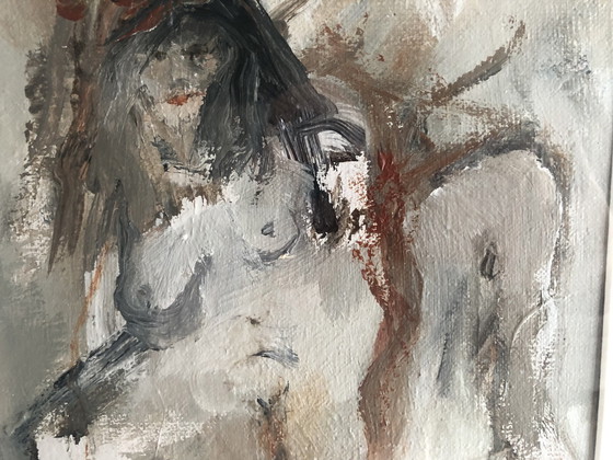 Image 1 of Rob Jacobs - Modelo desnuda con sombrero