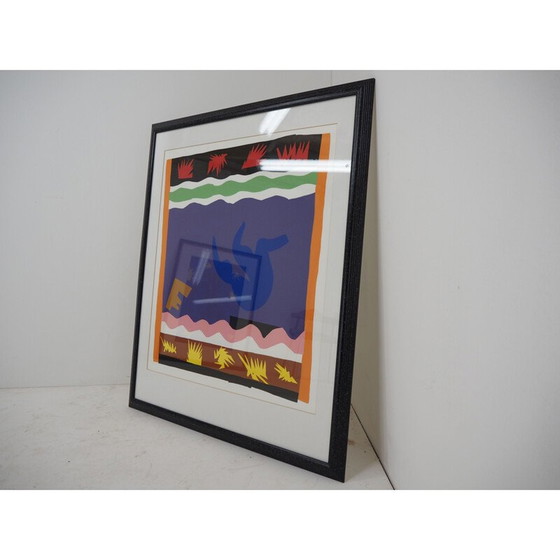 Image 1 of Manifesto astratto vintage di Henri Matisse, anni '90