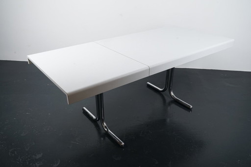 German Space Age extendable dining table or desk, 1970s