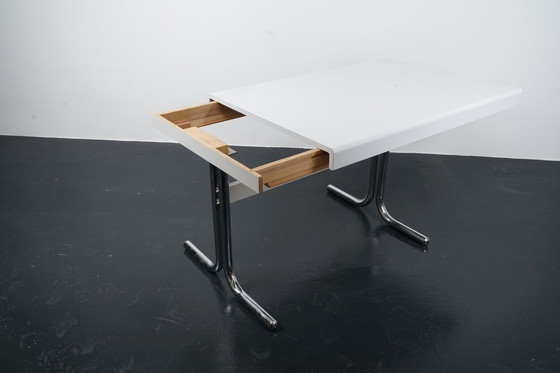 Image 1 of German Space Age extendable dining table or desk, 1970s