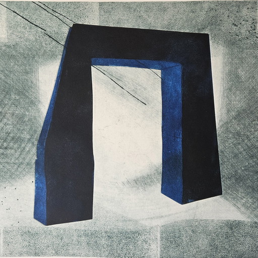 Color etching Antonia Dombrowsky 1990- Color engraving Handmade paper